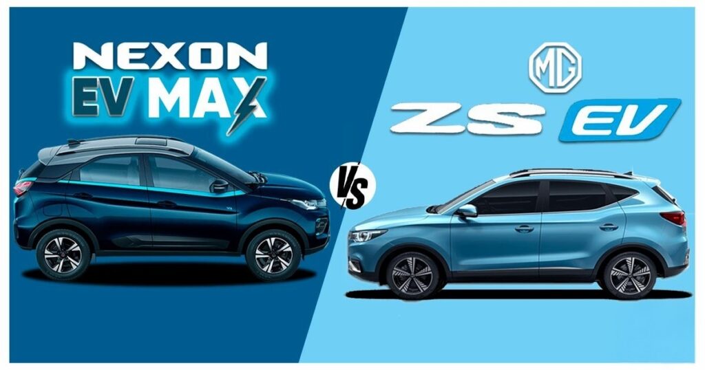Tata Nexon EV and MG ZS EV side-by-side comparison