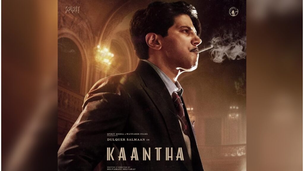 Dulquer Salmaan as Chandran in Kaantha teaser scene