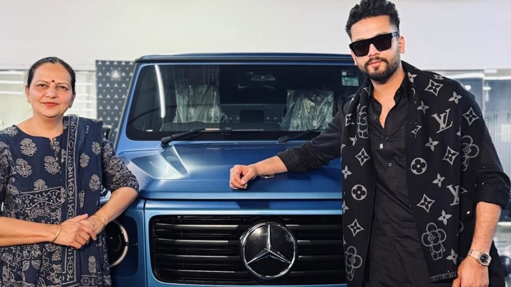 Mercedes G-Wagon belonging to Elvish Yadav