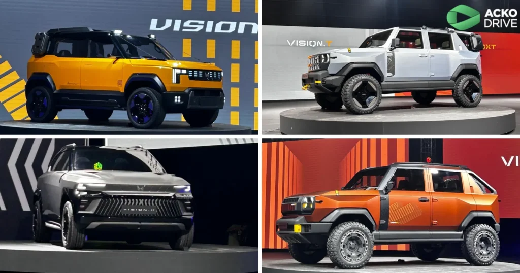 Mahindra Vision SUV lineup
