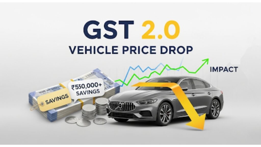 GST 2.0 vehicle price drop India